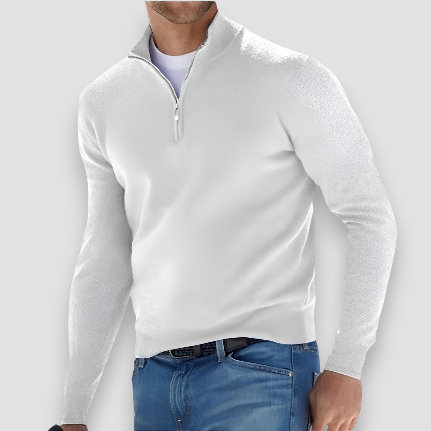 Henri™ | Pull Élégant avec fermeture éclair