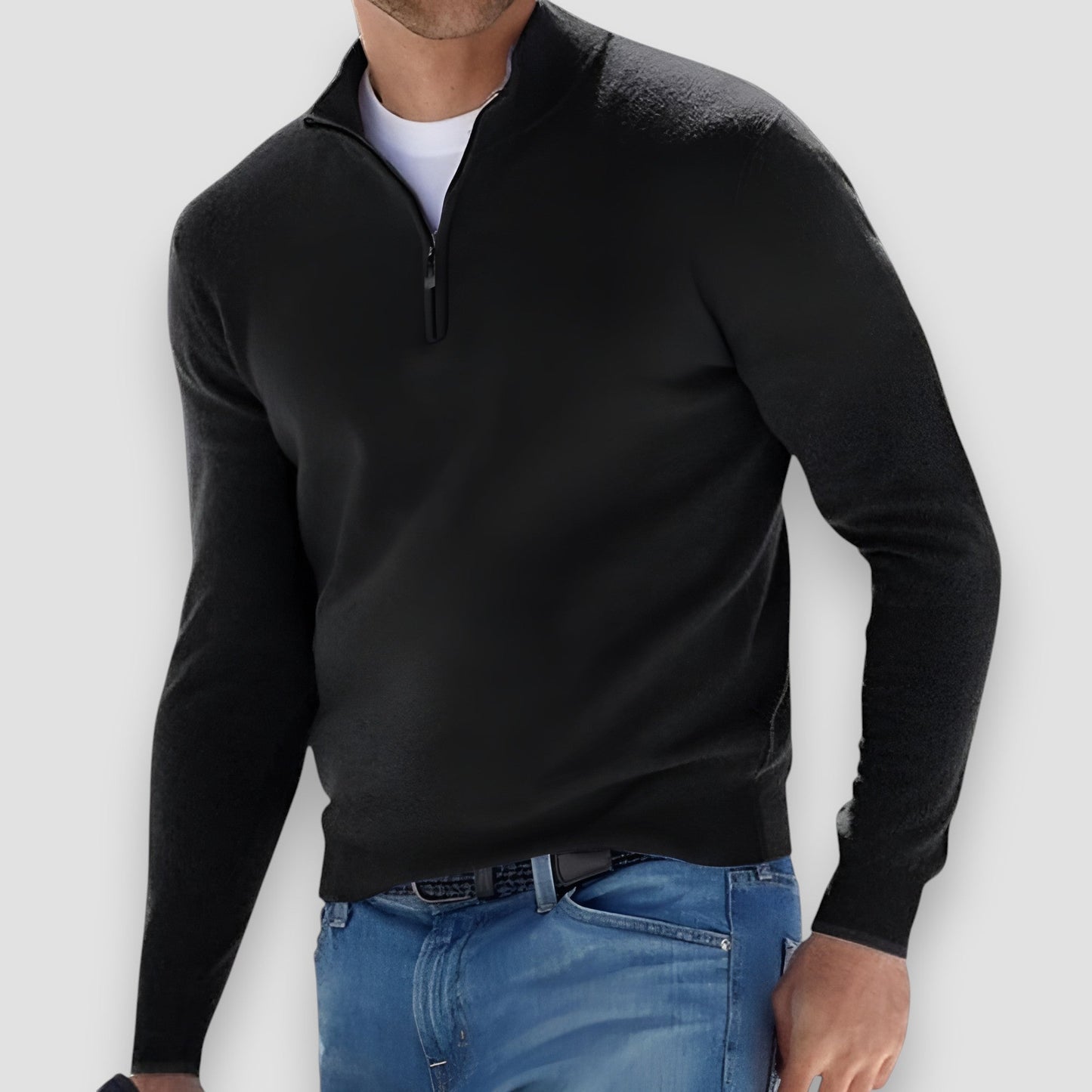 Henri™ | Pull Élégant avec fermeture éclair