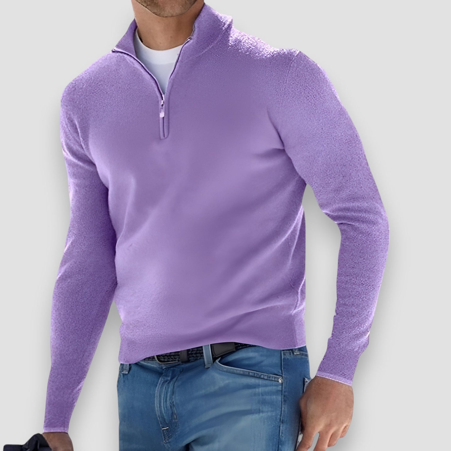 Henri™ | Pull Élégant avec fermeture éclair