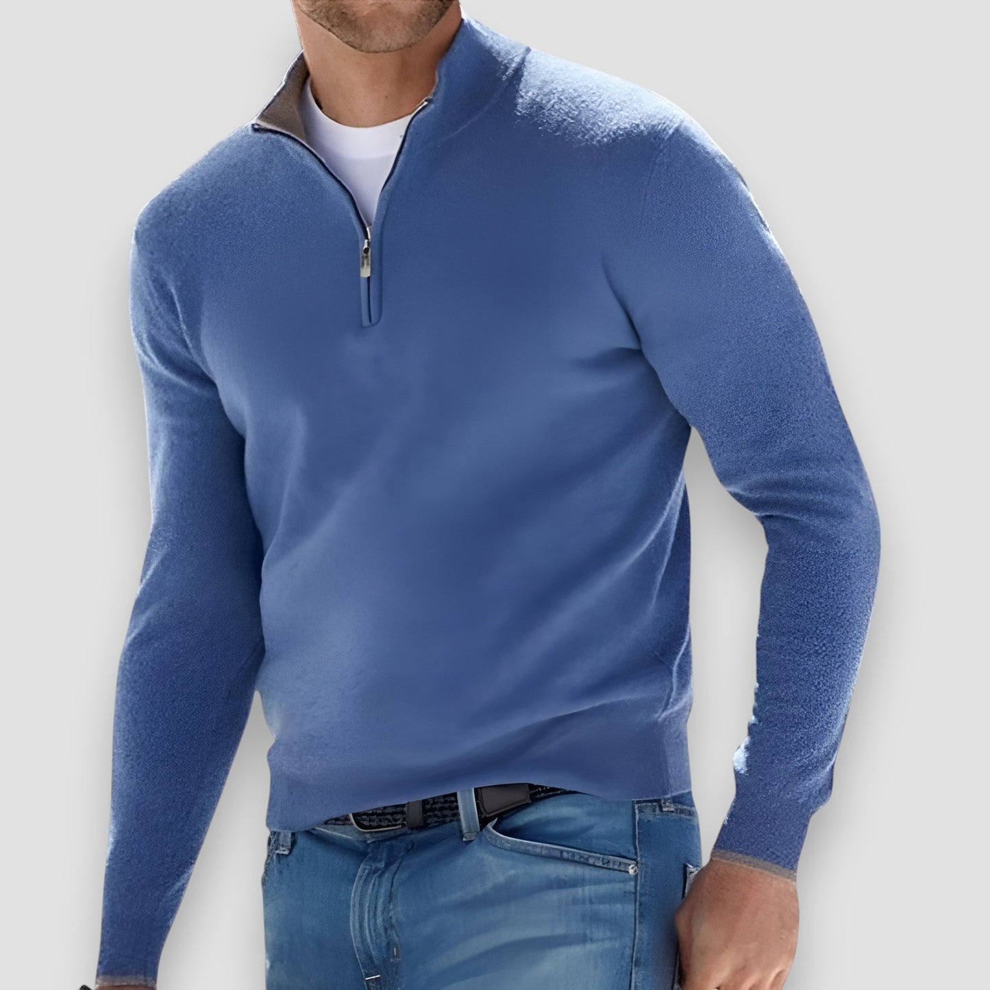 Henri™ | Pull Élégant avec fermeture éclair
