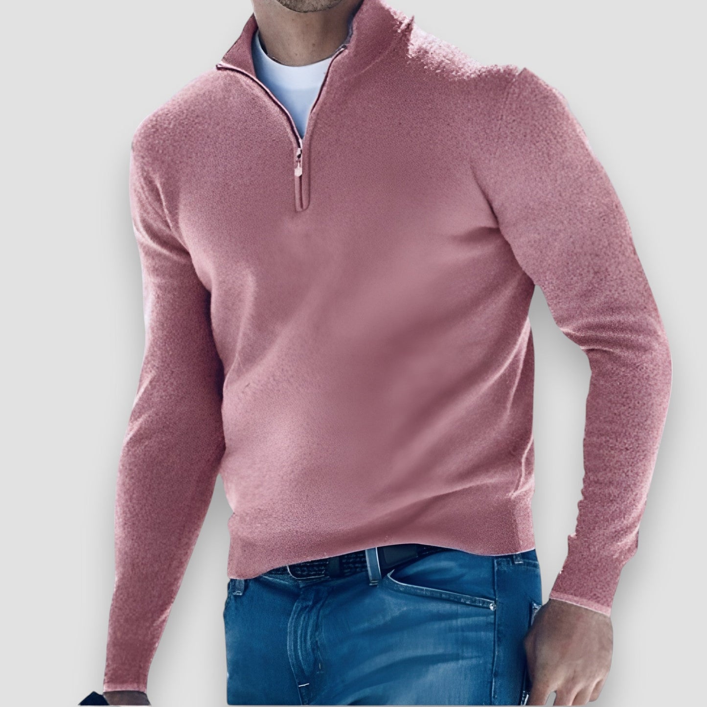 Henri™ | Pull Élégant avec fermeture éclair