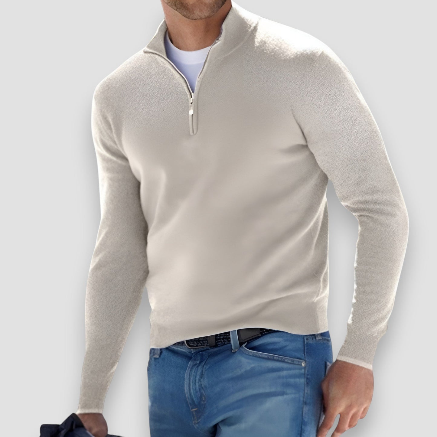 Henri™ | Pull Élégant avec fermeture éclair