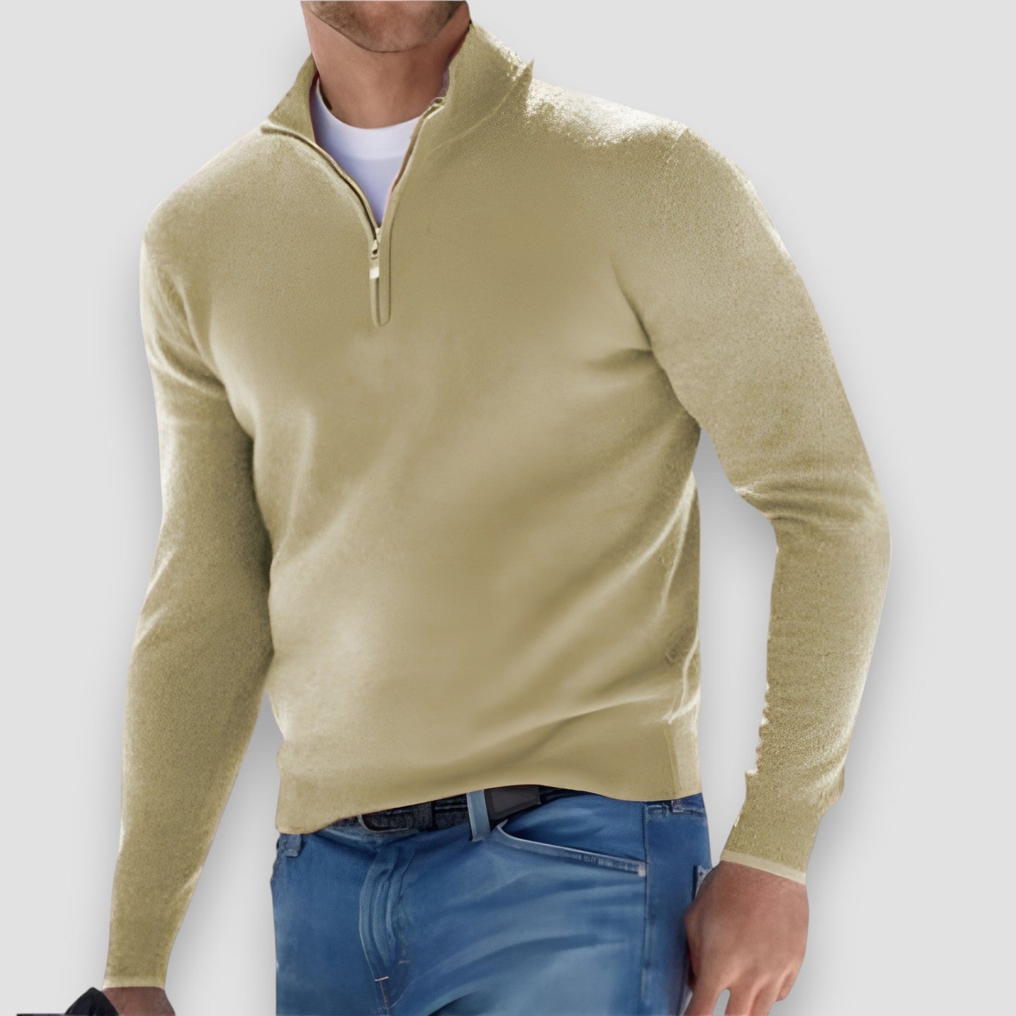 Henri™ | Pull Élégant avec fermeture éclair