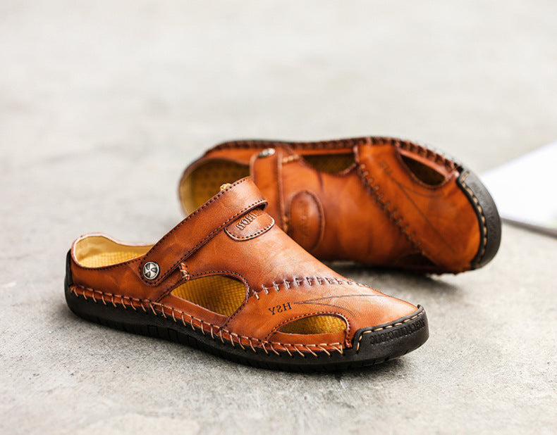 Emile™ | Sandales Orthopédiques en Cuir