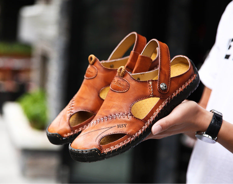 Emile™ | Sandales Orthopédiques en Cuir