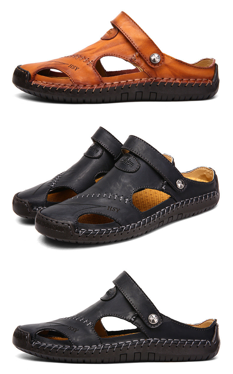 Emile™ | Sandales Orthopédiques en Cuir