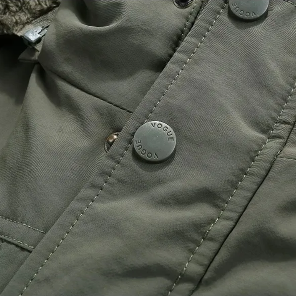 Rousseau™ | Élégant Manteau d'Hiver Matelassé