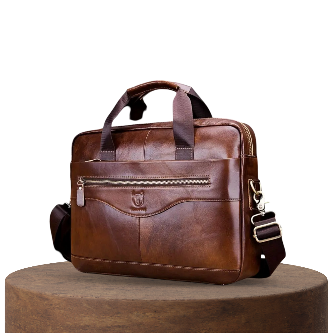 Leroy | Serviette Moderne en Cuir | Sac Bandoulière