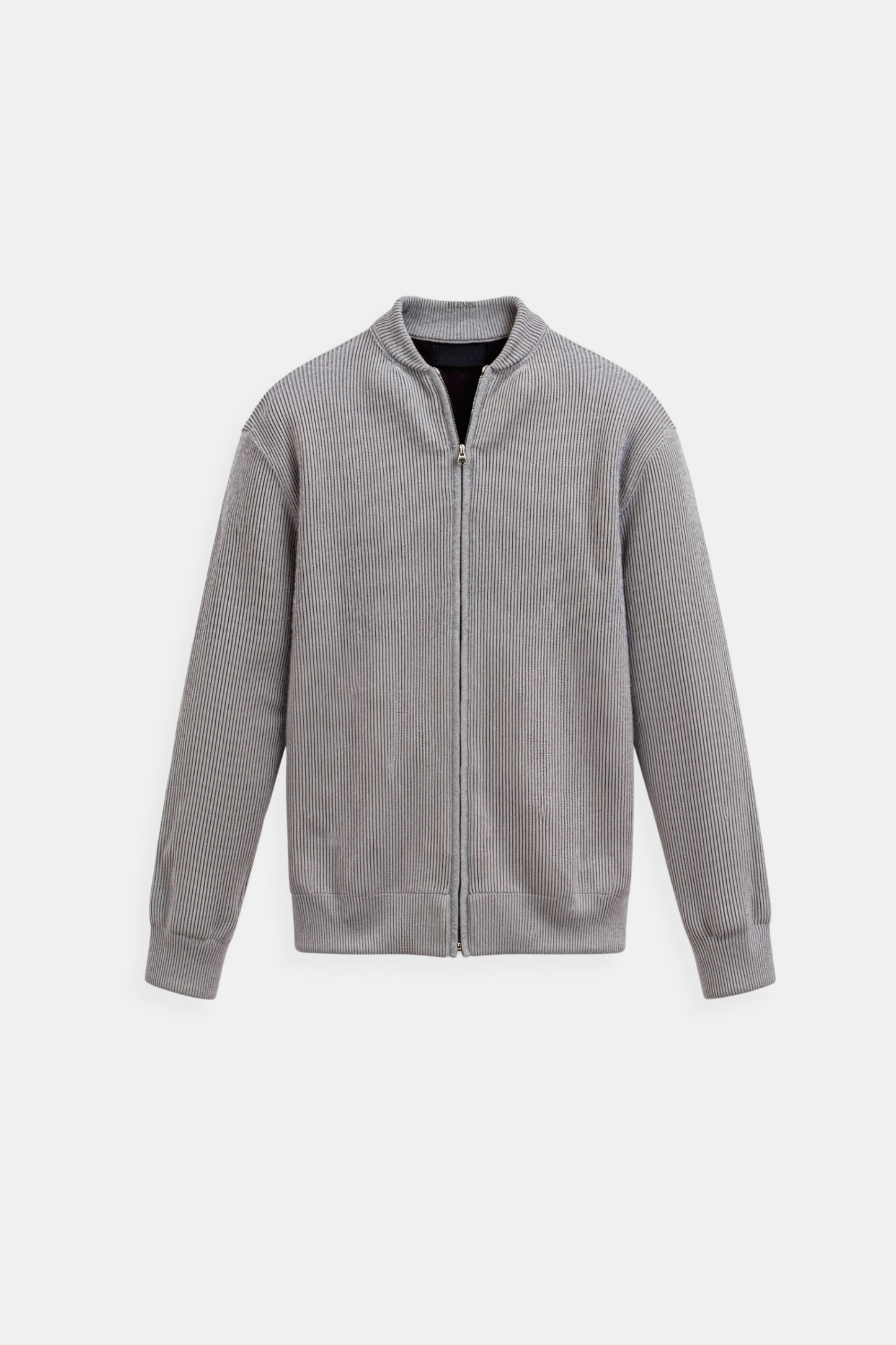 Dubreuil™ | Cardigan Col Rond en Maille Unie