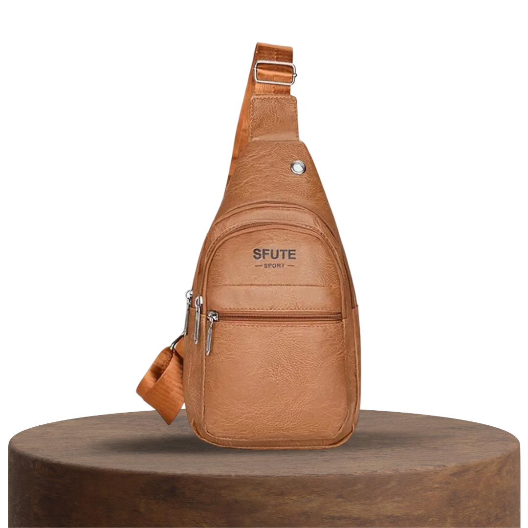 Célestin | Sac bandoulière compact avec multi-zips