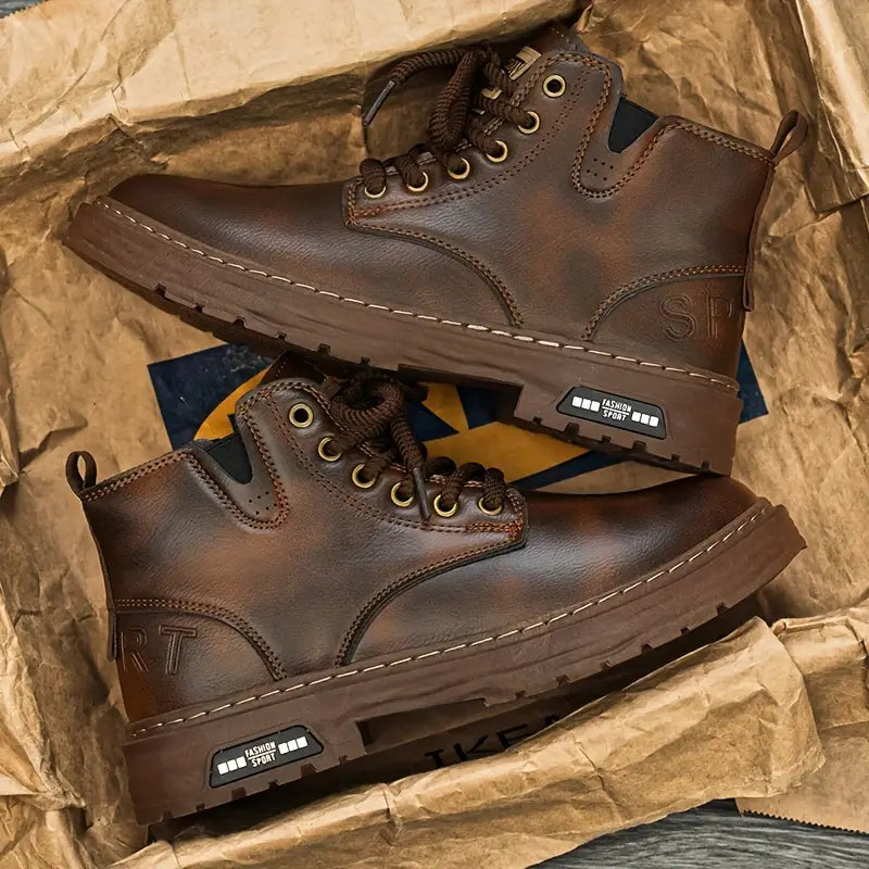 Bertrand™ | Bottines Vintage Imperméables et Antidérapantes
