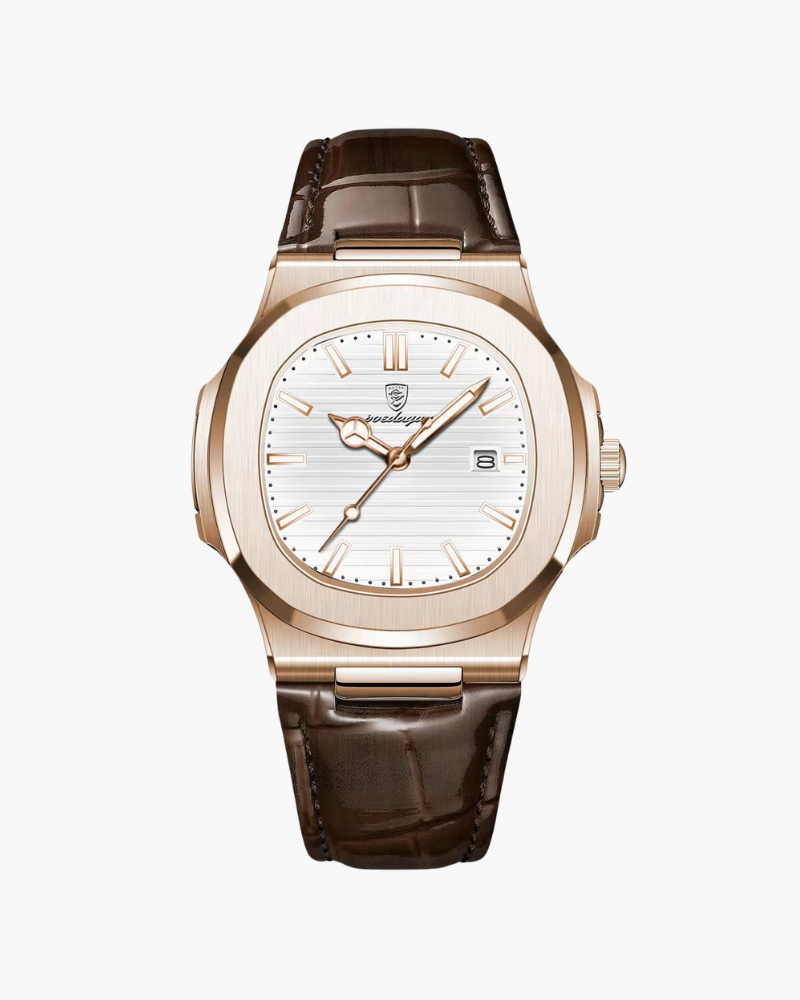 Lisbon™ | Montre en Cuir – Précision Élégante au Quotidien