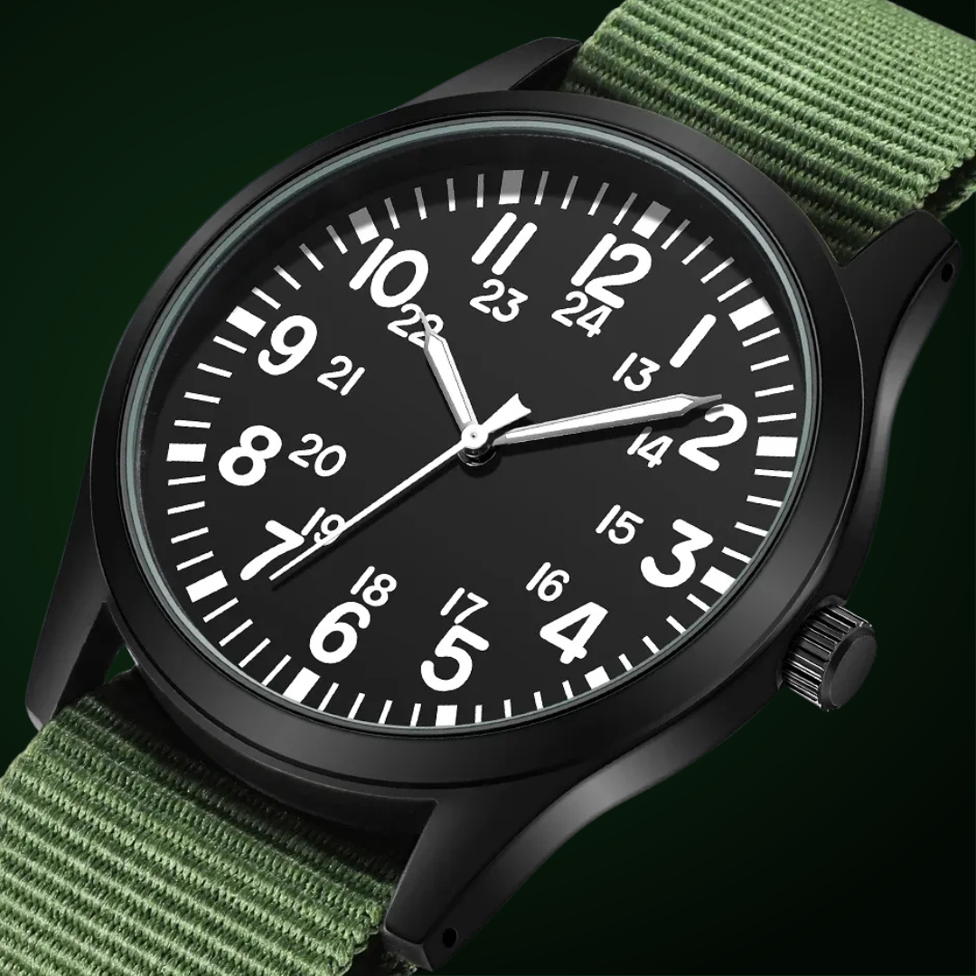 Chez Monsieur™ | Montre militaire pour activités de plein air aventureuses