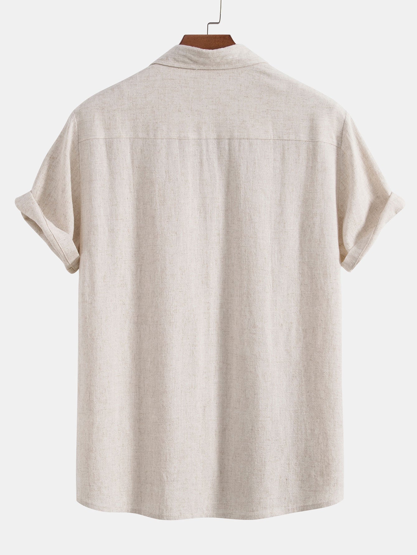 Gustave™ | Chemise en mélange lin et viscose avec boutons et pantalon droit en lin
