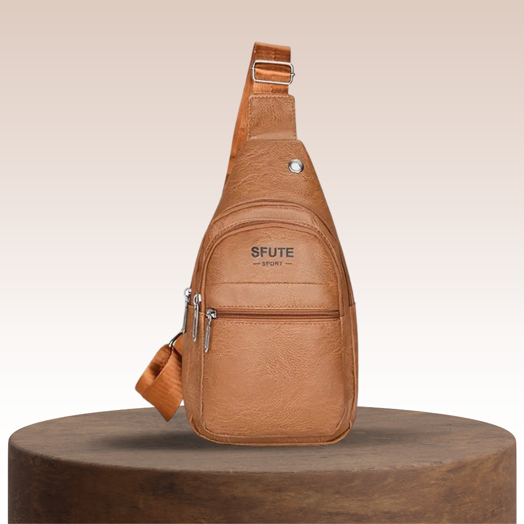 Célestin | Sac bandoulière compact avec multi-zips