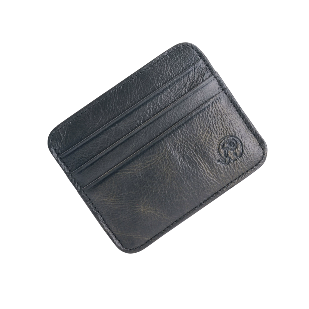 Théodore | Portefeuille fin en cuir véritable