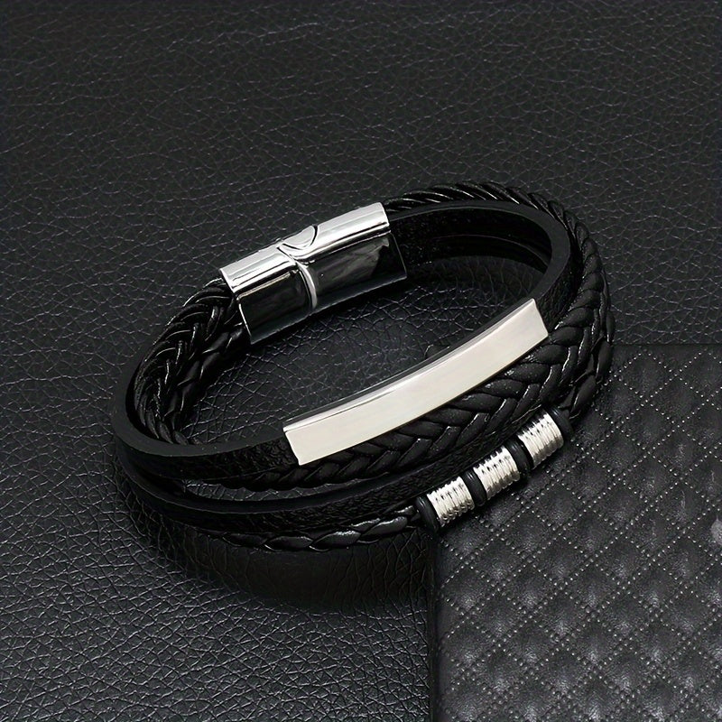 Chez Monsieur™ | Bracelet vintage en perles tissé à la main et à plusieurs couches