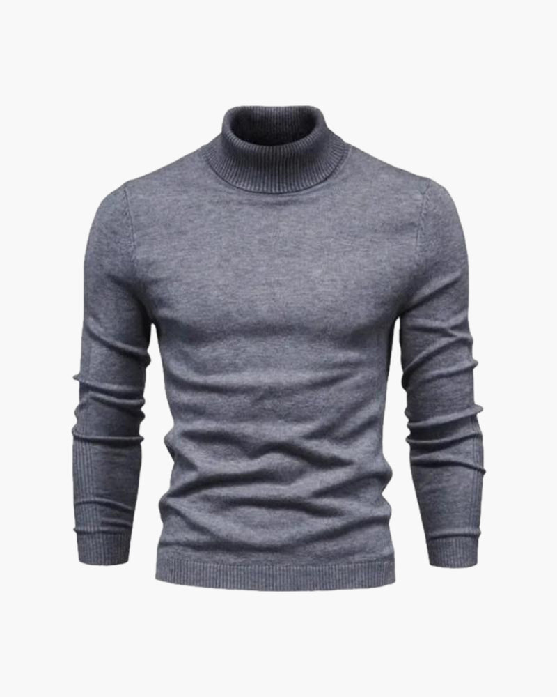 René™ | Pull Col Roulé en Laine Mérinos