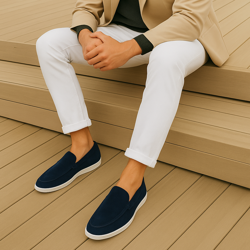 Laurent™ | Mocassins en daim élégants