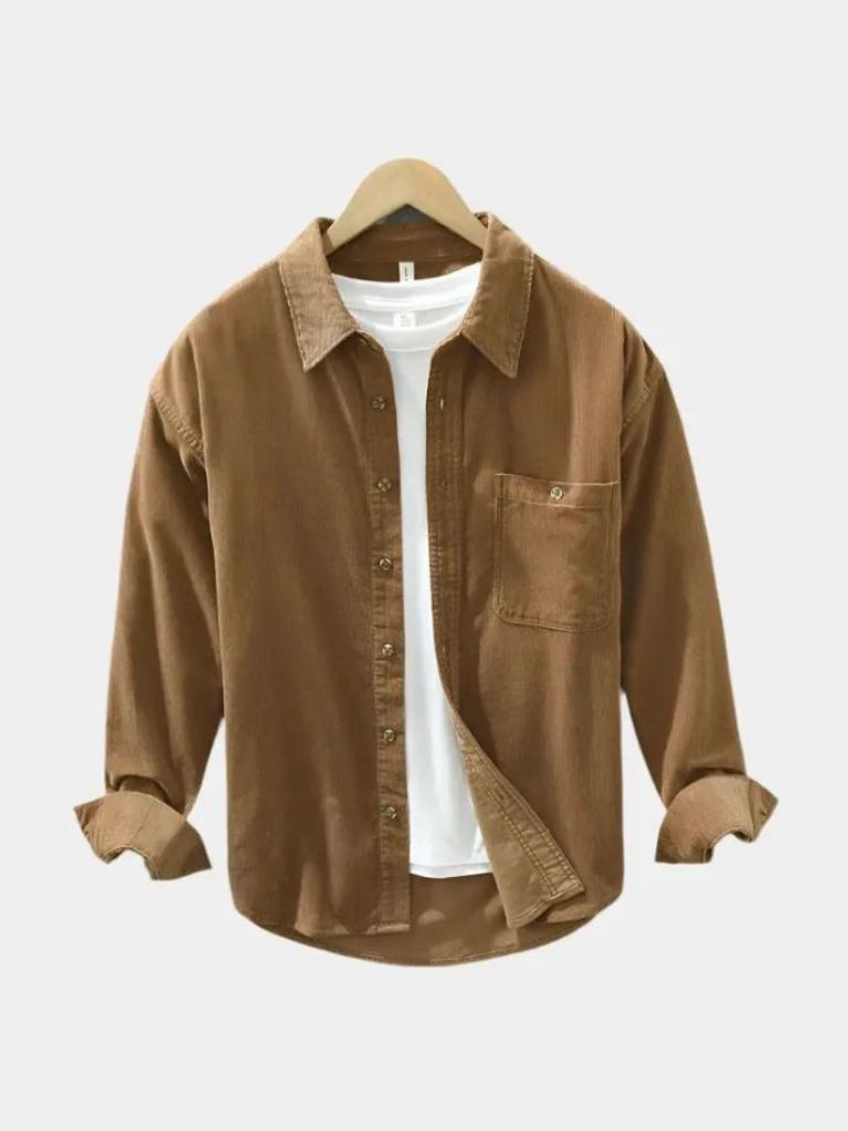 Eugène™ | Chemise en velours côtelé décontractée
