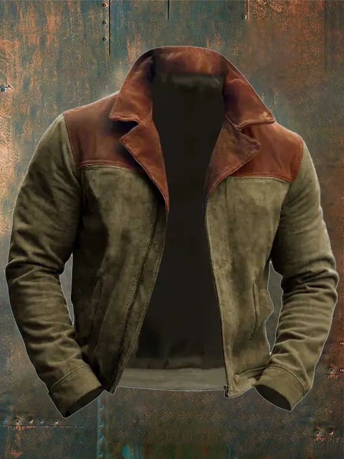 Raymond™ | Veste vintage en suède