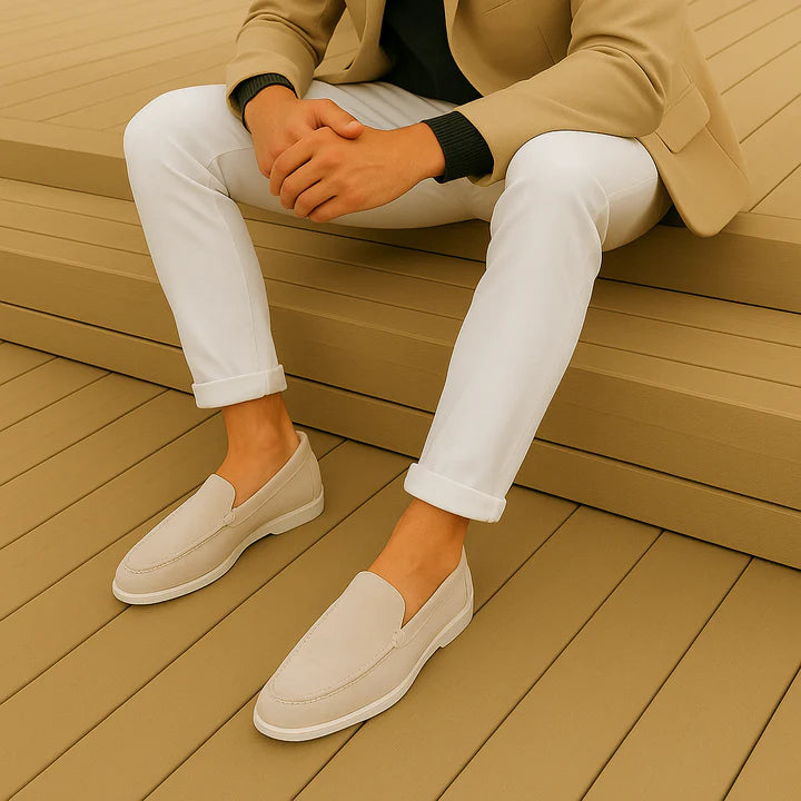 Laurent™ | Mocassins en daim élégants