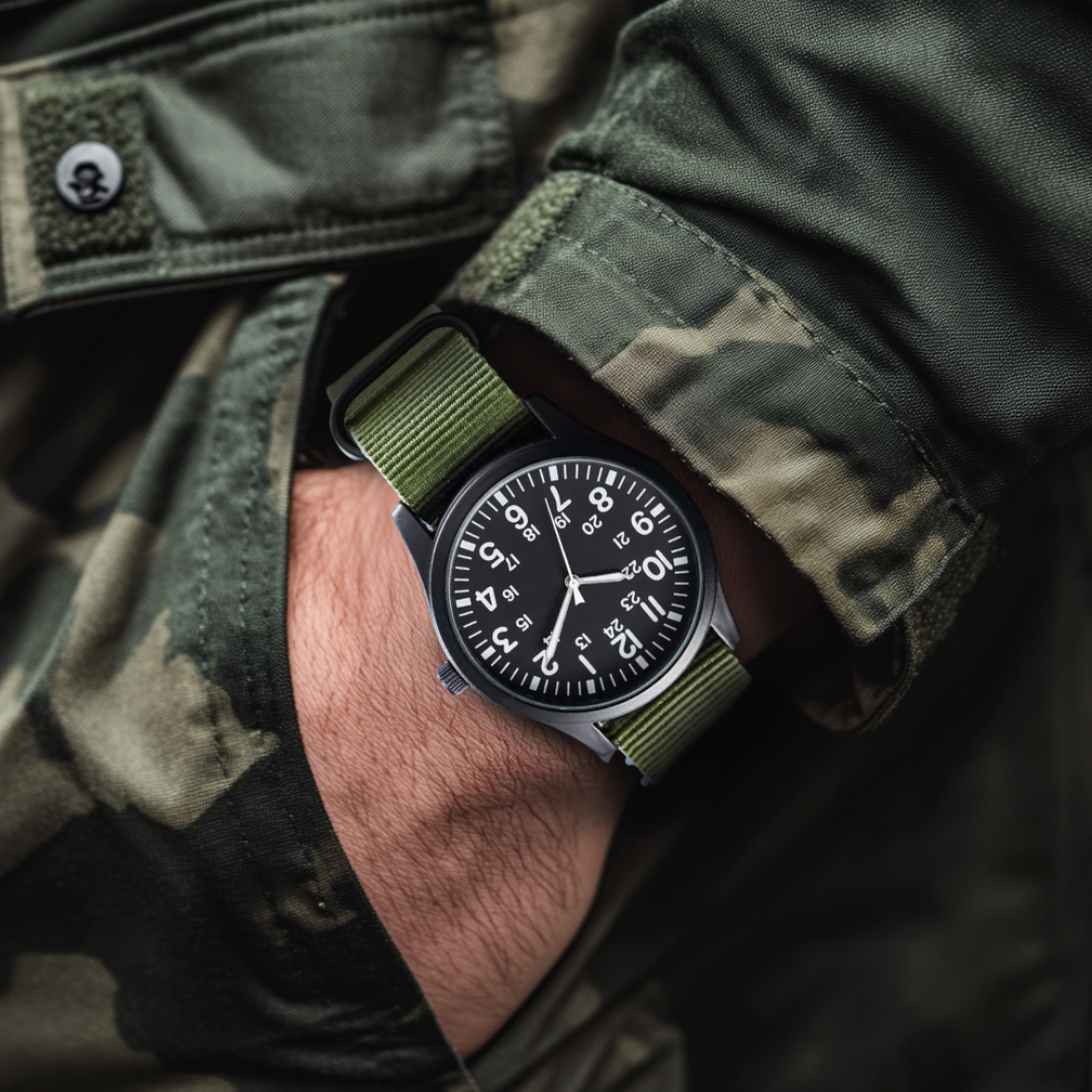 Chez Monsieur™ | Montre militaire pour activités de plein air aventureuses