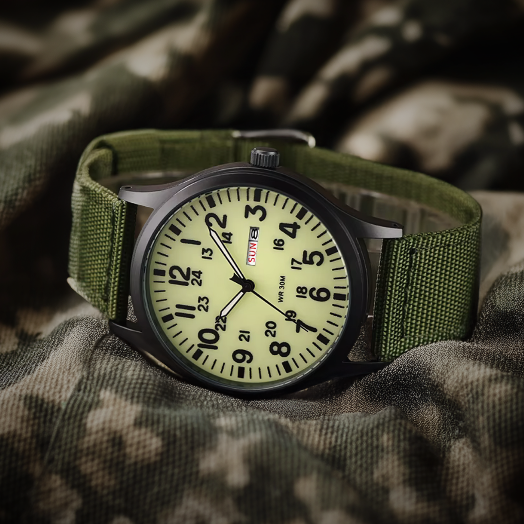 Chez Monsieur™ | Montre militaire robuste