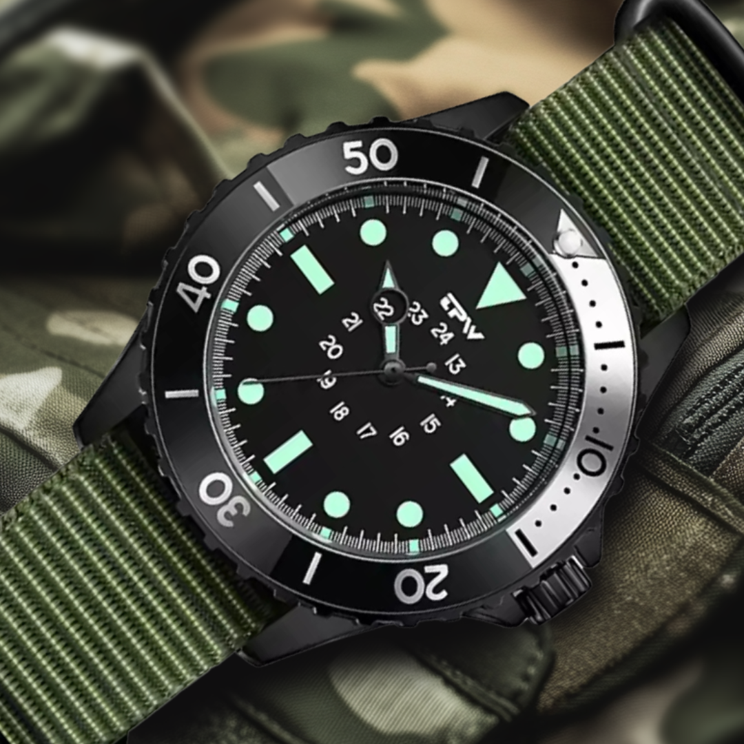 Chez Monsieur™ | Montre de plongée tactique étanche