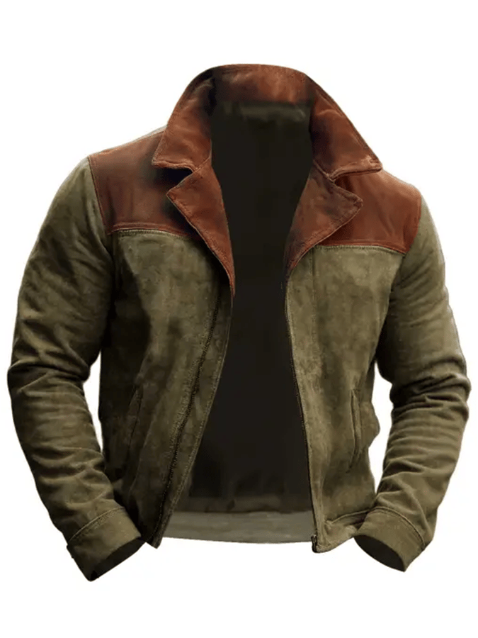 Raymond™ | Veste vintage en suède