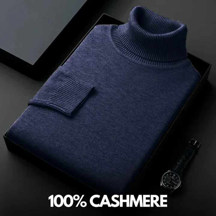Clement™ | Col Roulé en Cachemire de Luxe