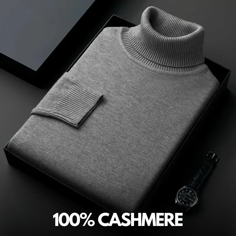 Gabriel™ | Col Roulé en Cachemire de Luxe