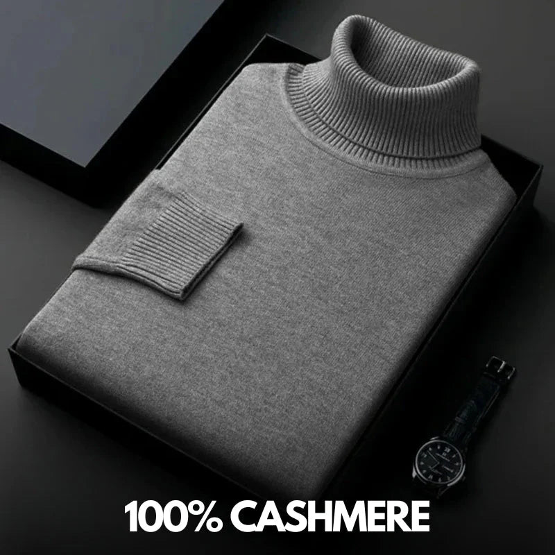 Clement™ | Col Roulé en Cachemire de Luxe