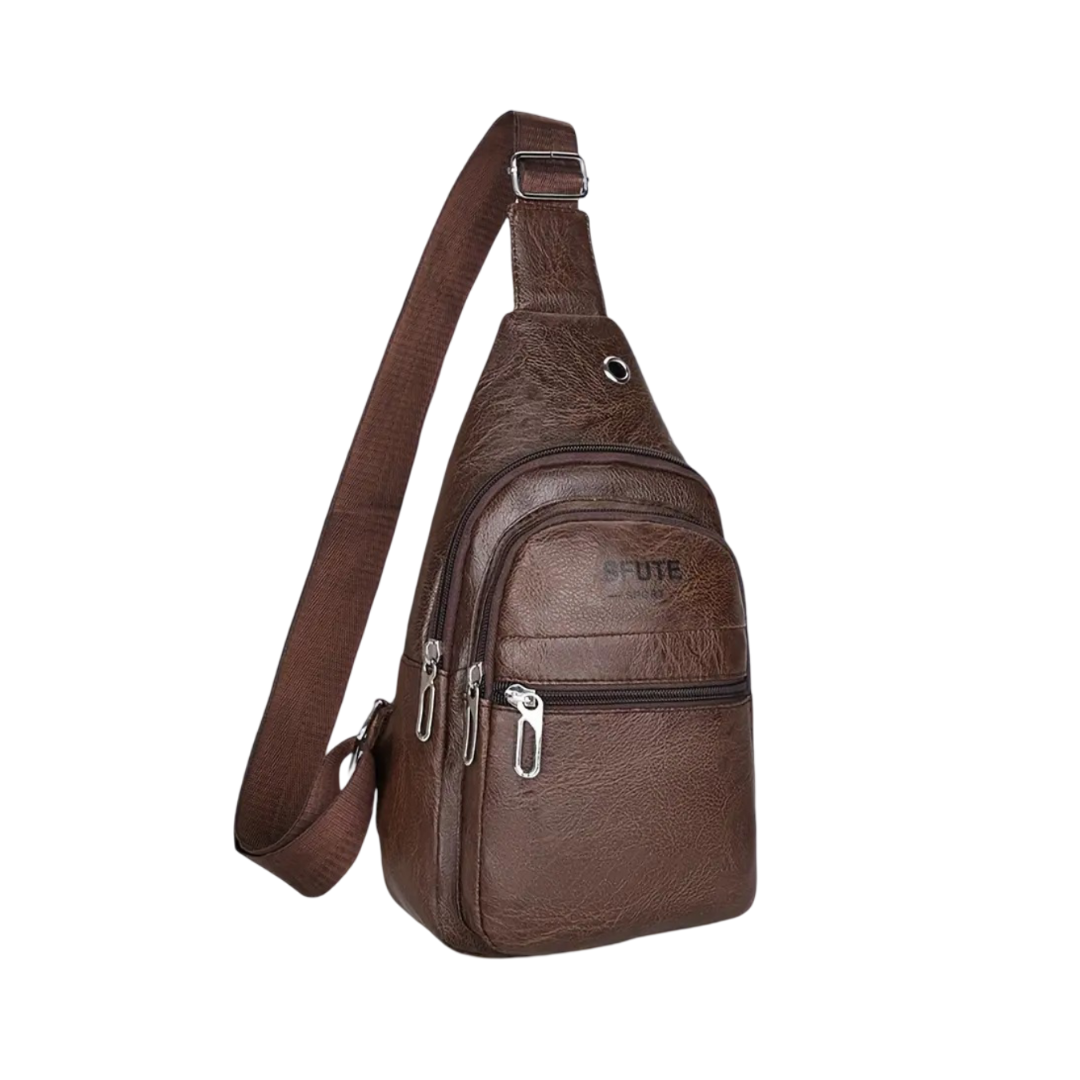 Célestin | Sac bandoulière compact avec multi-zips