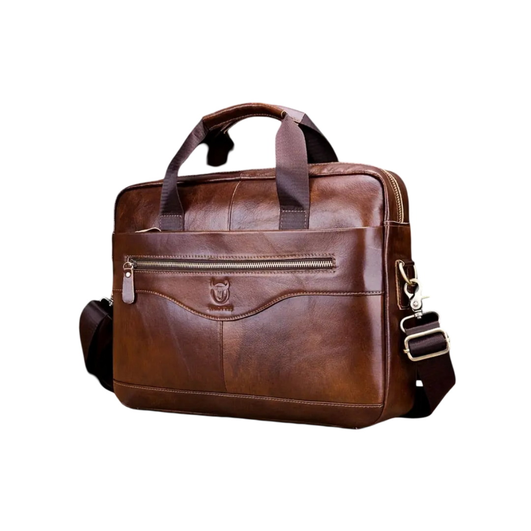 Leroy | Serviette Moderne en Cuir | Sac Bandoulière