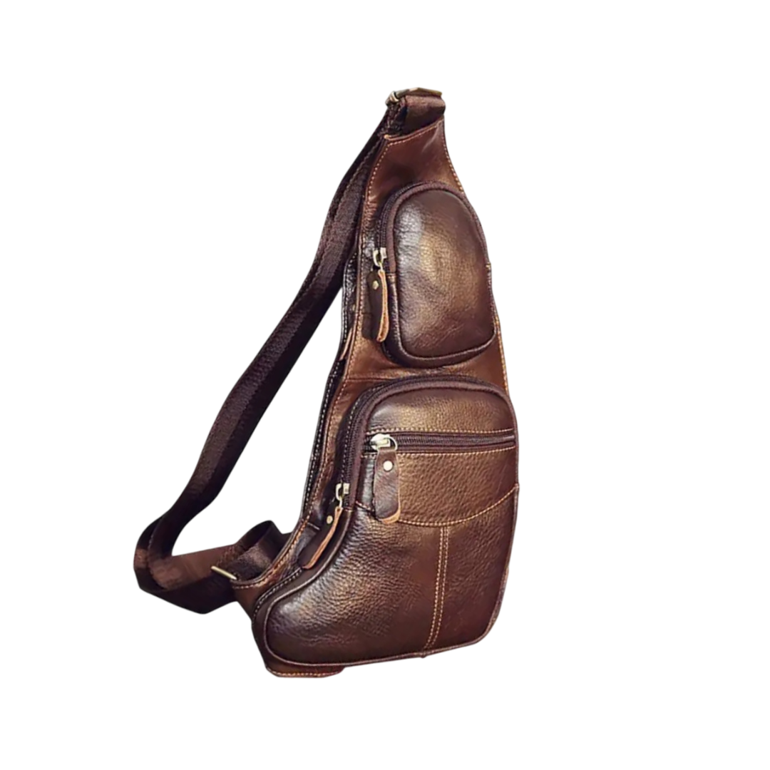 Camille | Sac bandoulière en cuir léger et mains-libres