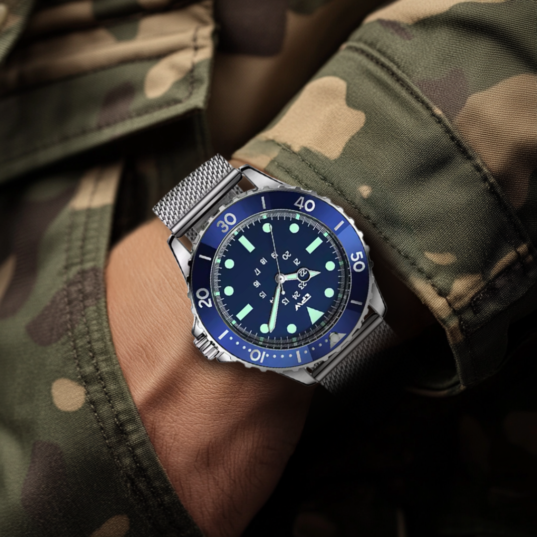 Chez Monsieur™ | Montre de plongée tactique étanche