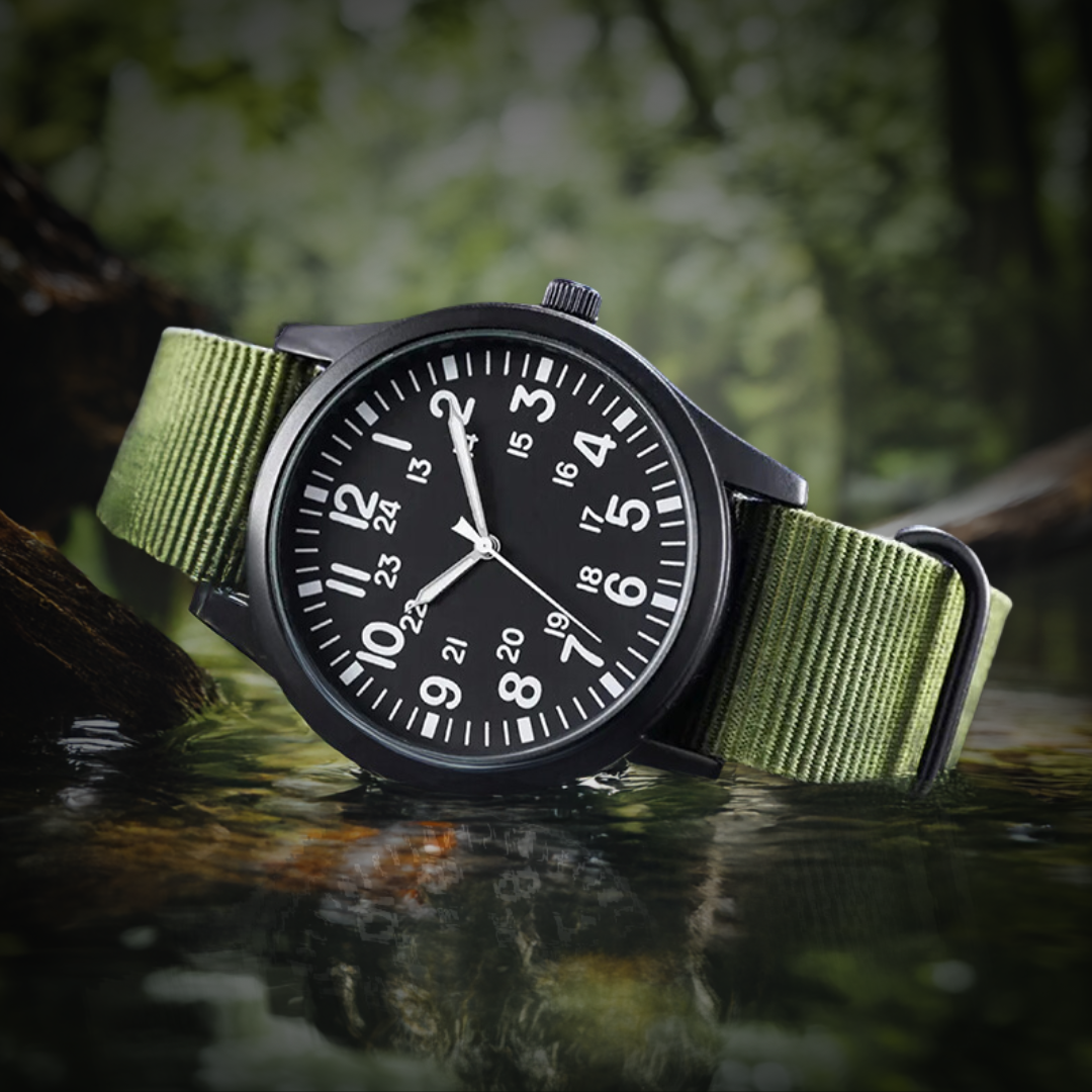 Chez Monsieur™ | Montre militaire pour activités de plein air aventureuses