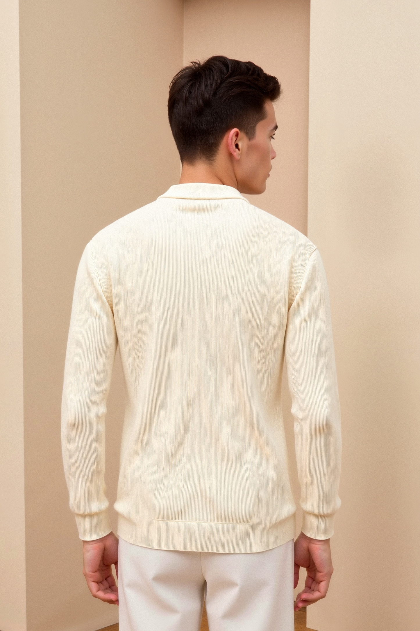 Dubreuil™ | Cardigan Col Rond en Maille Unie