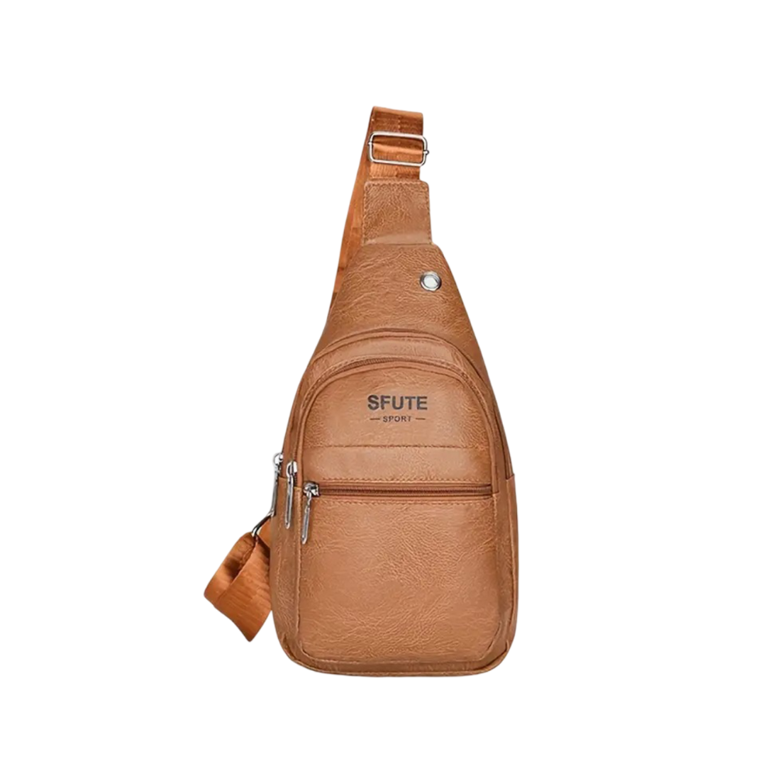 Célestin | Sac bandoulière compact avec multi-zips