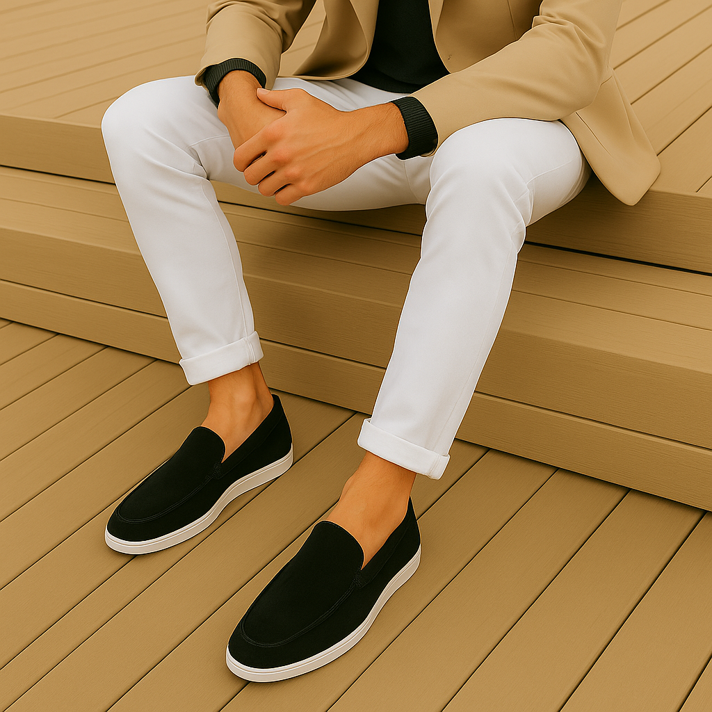 Laurent™ | Mocassins en daim élégants