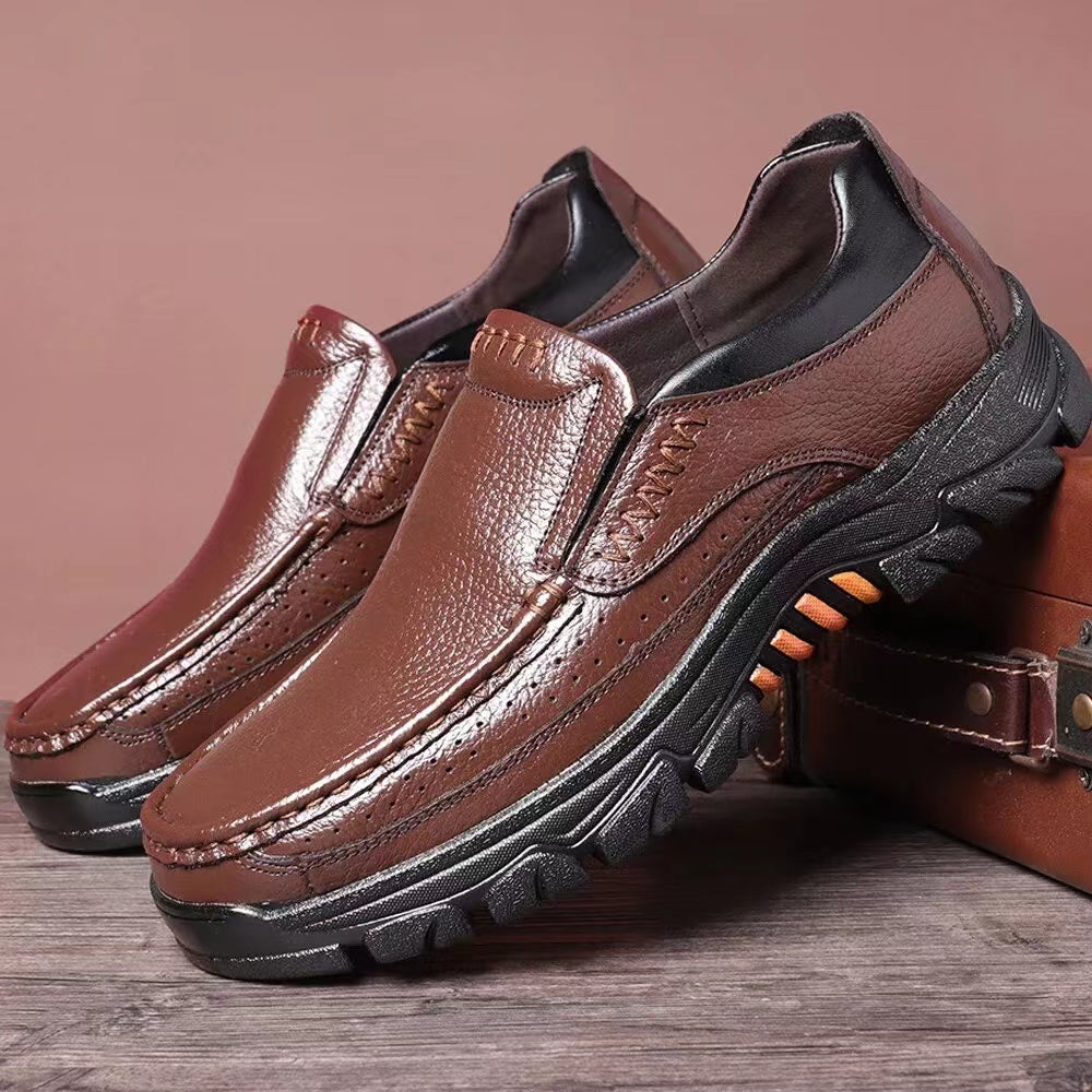 Alain™ | Chaussures en Cuir à Enfiler
