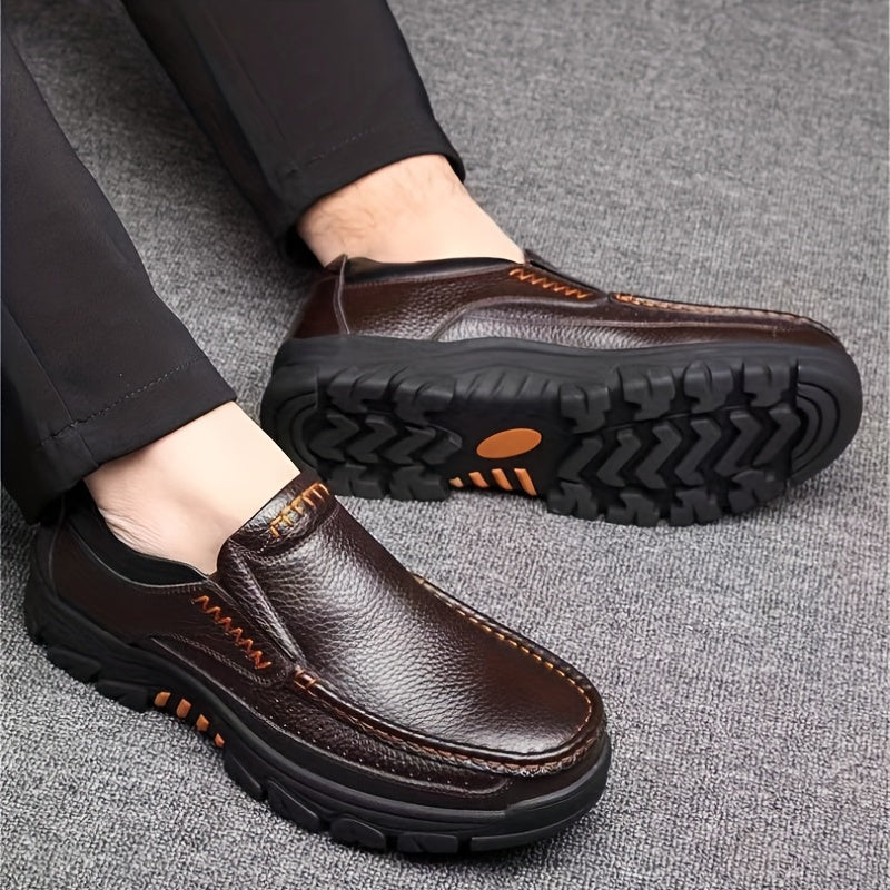 Alain™ | Chaussures en Cuir à Enfiler