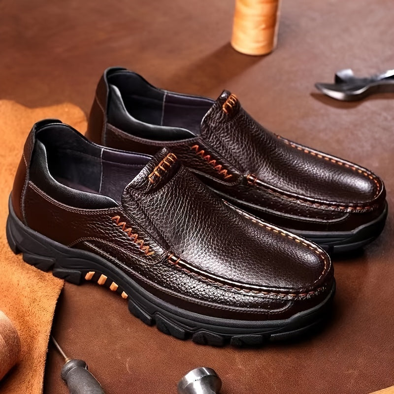 Alain™ | Chaussures en Cuir à Enfiler