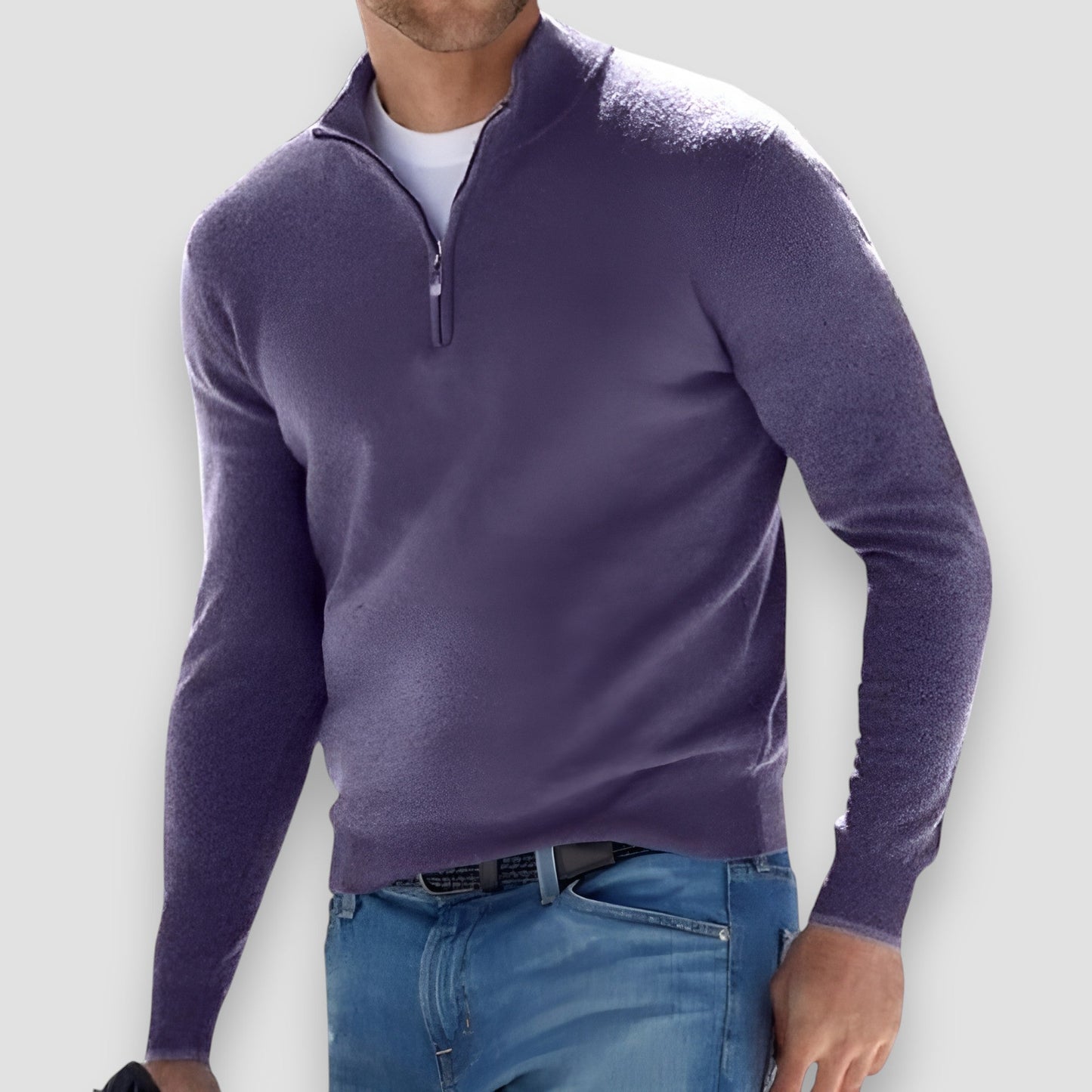 Henri™ | Pull Élégant avec fermeture éclair