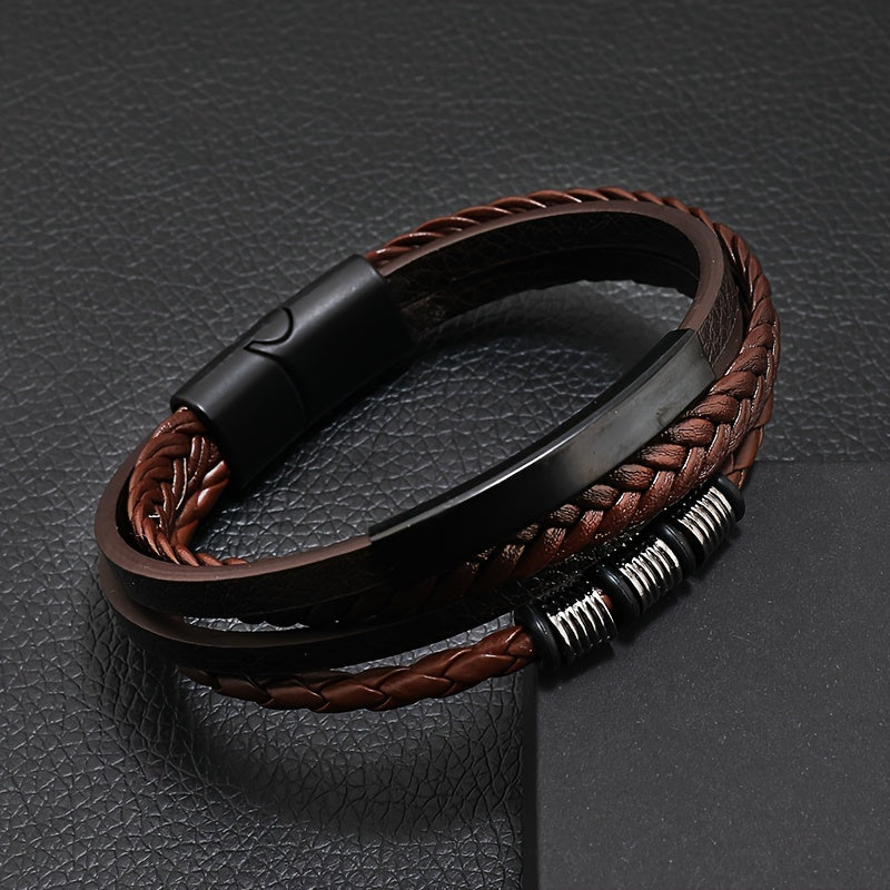 Chez Monsieur™ | Bracelet vintage en perles tissé à la main et à plusieurs couches