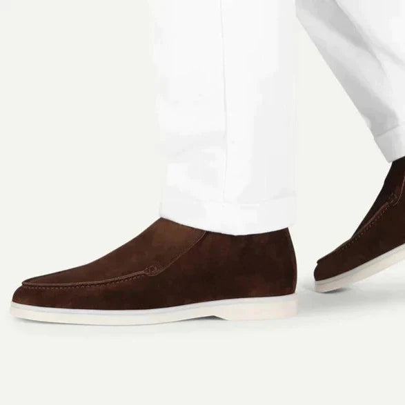Le Marceau™ | Élégance Décontractée – Mocassins en Suède Véritable