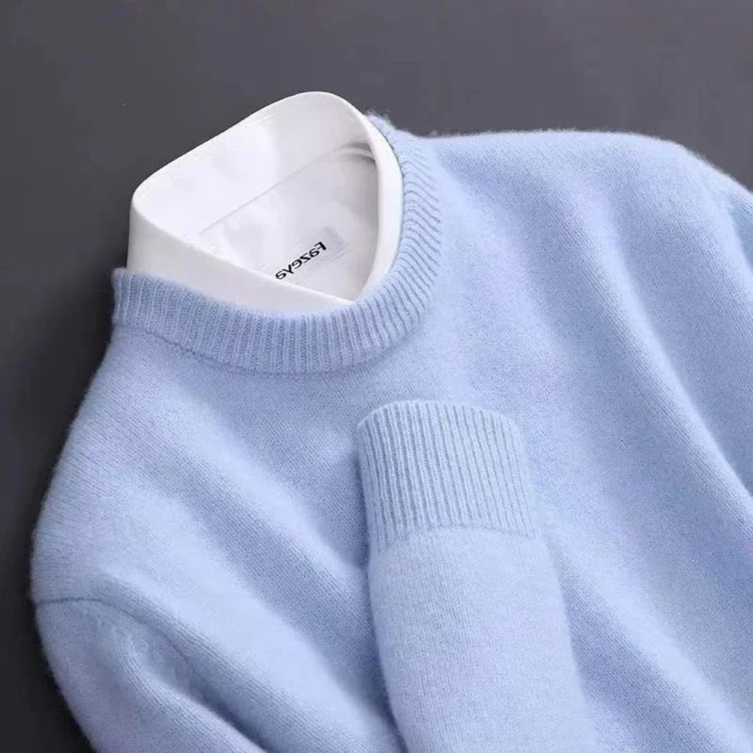 Lucien™ | Pull col rond en cachemire