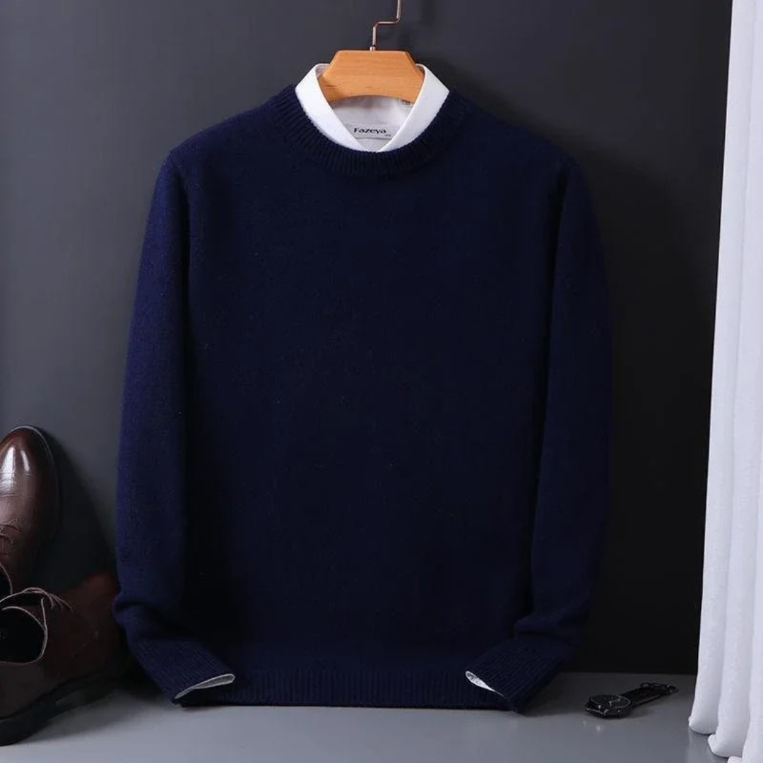 Lucien™ | Pull col rond en cachemire