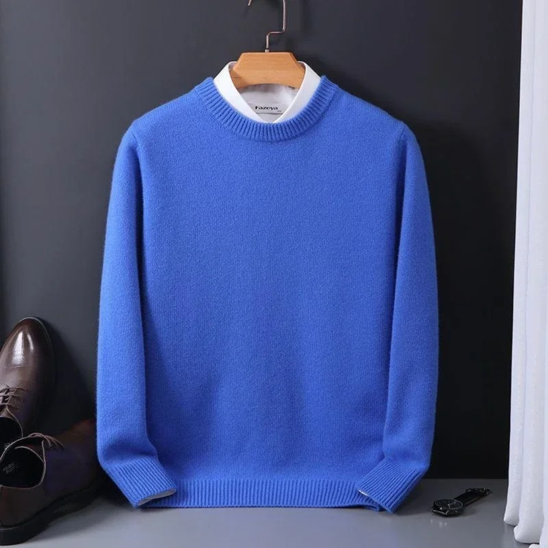 Lucien™ | Pull col rond en cachemire
